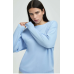 Xandres - ANISSA 29366-01-4311 - Licht blauwe trui met asymmetrisch ribdetail Xandres - ANISSA 29366-01-4311 - Licht blauwe trui met asymmetrisch ribdetail